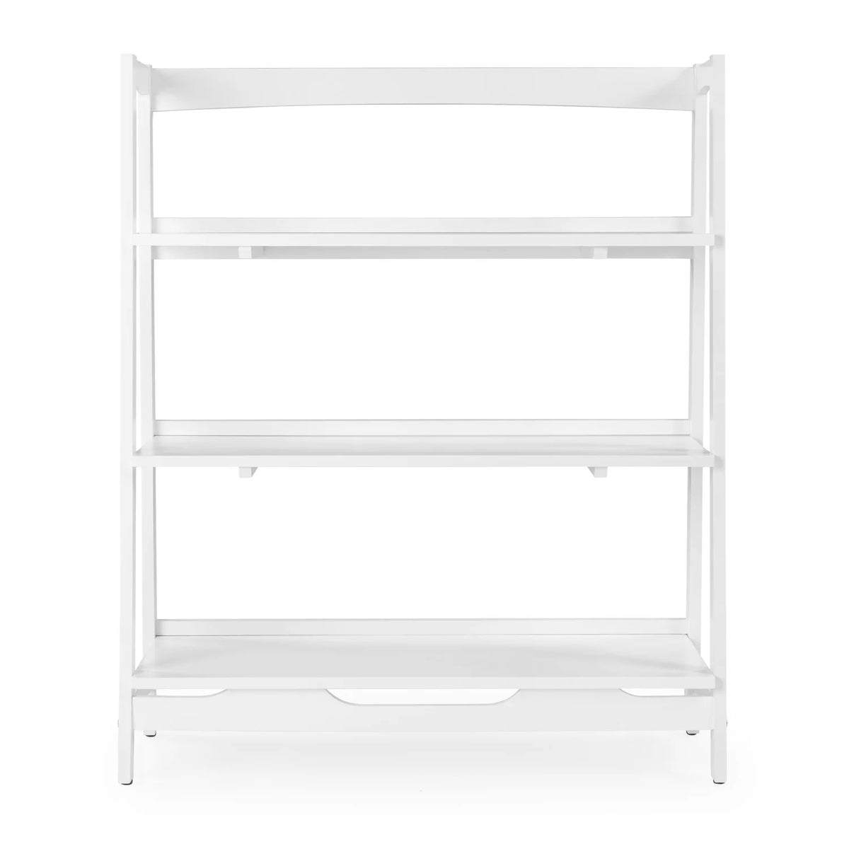 Mid Century White Shelving Unit B86511