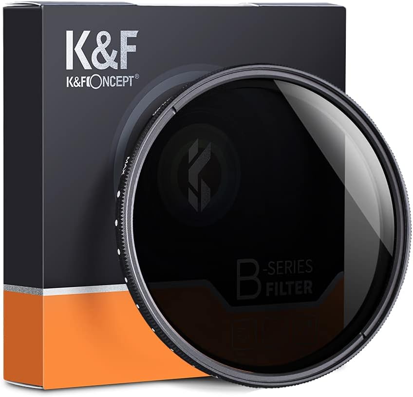 52mm Variable Neutral Density Filter ND2-ND400 (1-9 Stop) Ultra Slim Filter Pack of 2 K3521