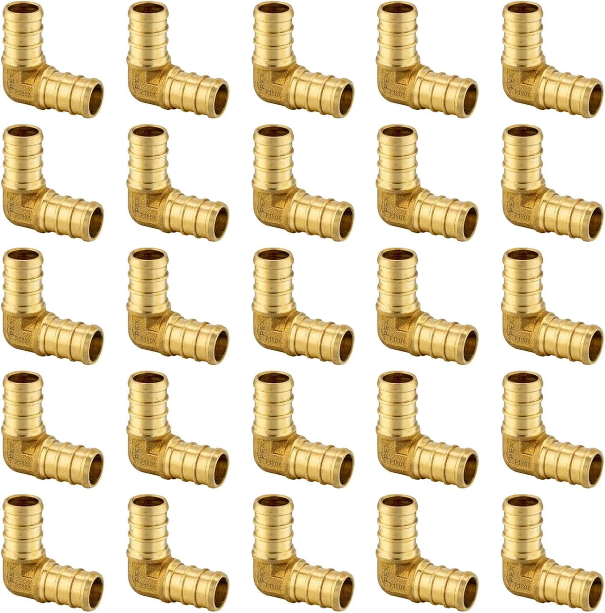 3/4 Inch 90 Degree Elbow Brass Crimp Fitting Z801498