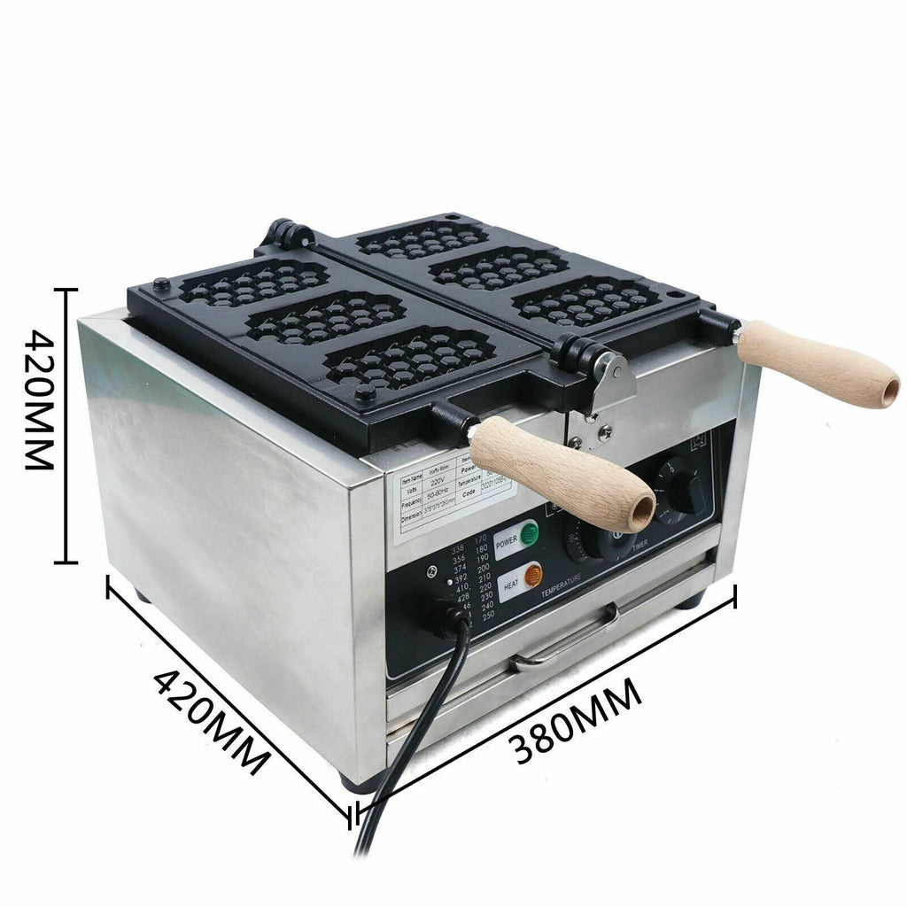Nonstick Electric Waffle Maker 1500W P4071