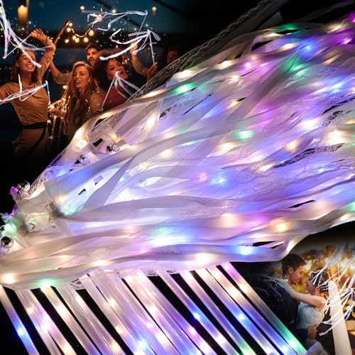 Light up Wedding Wands with Ribbons & Bells Y652