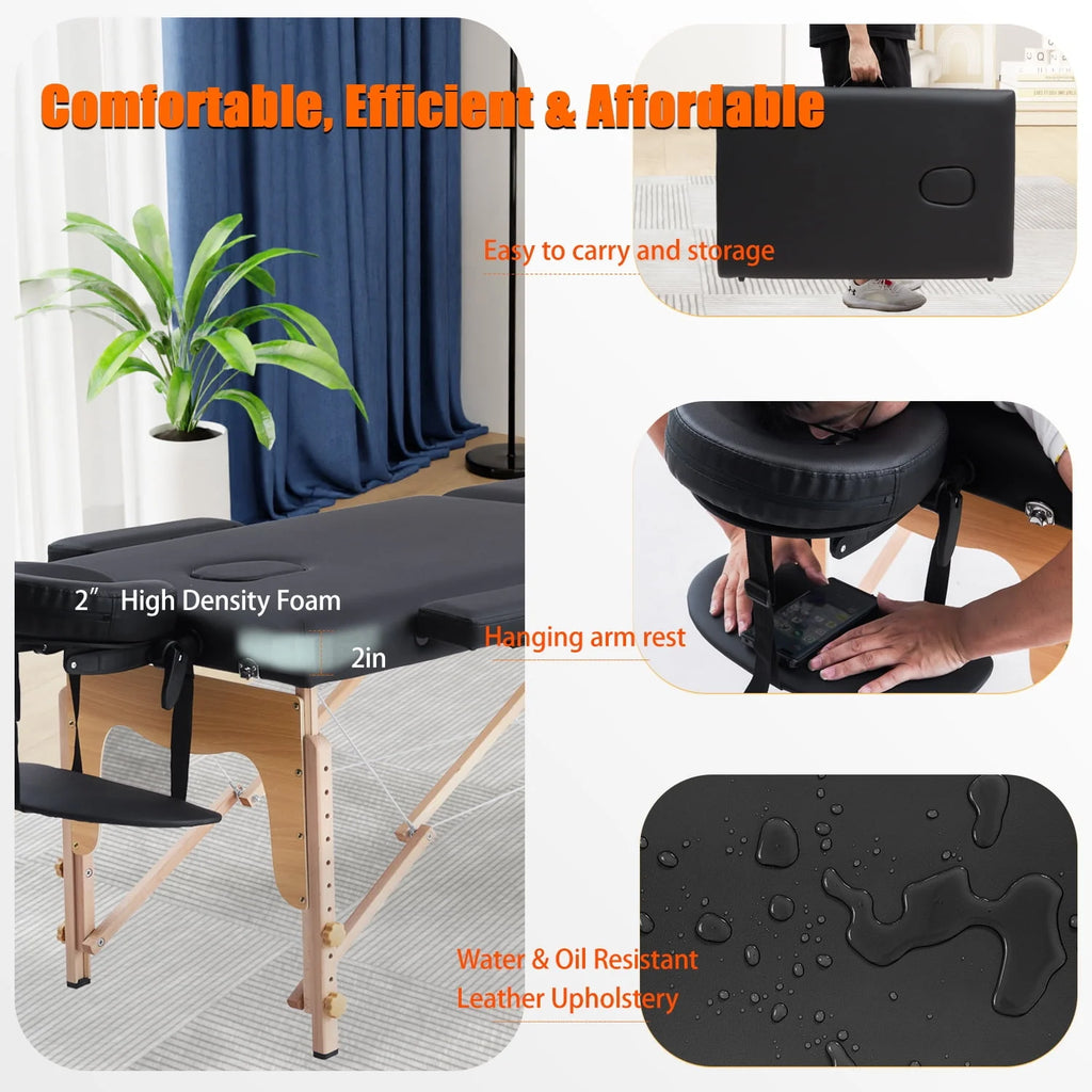 84 inch Adjustable Portable Massage Table W7089