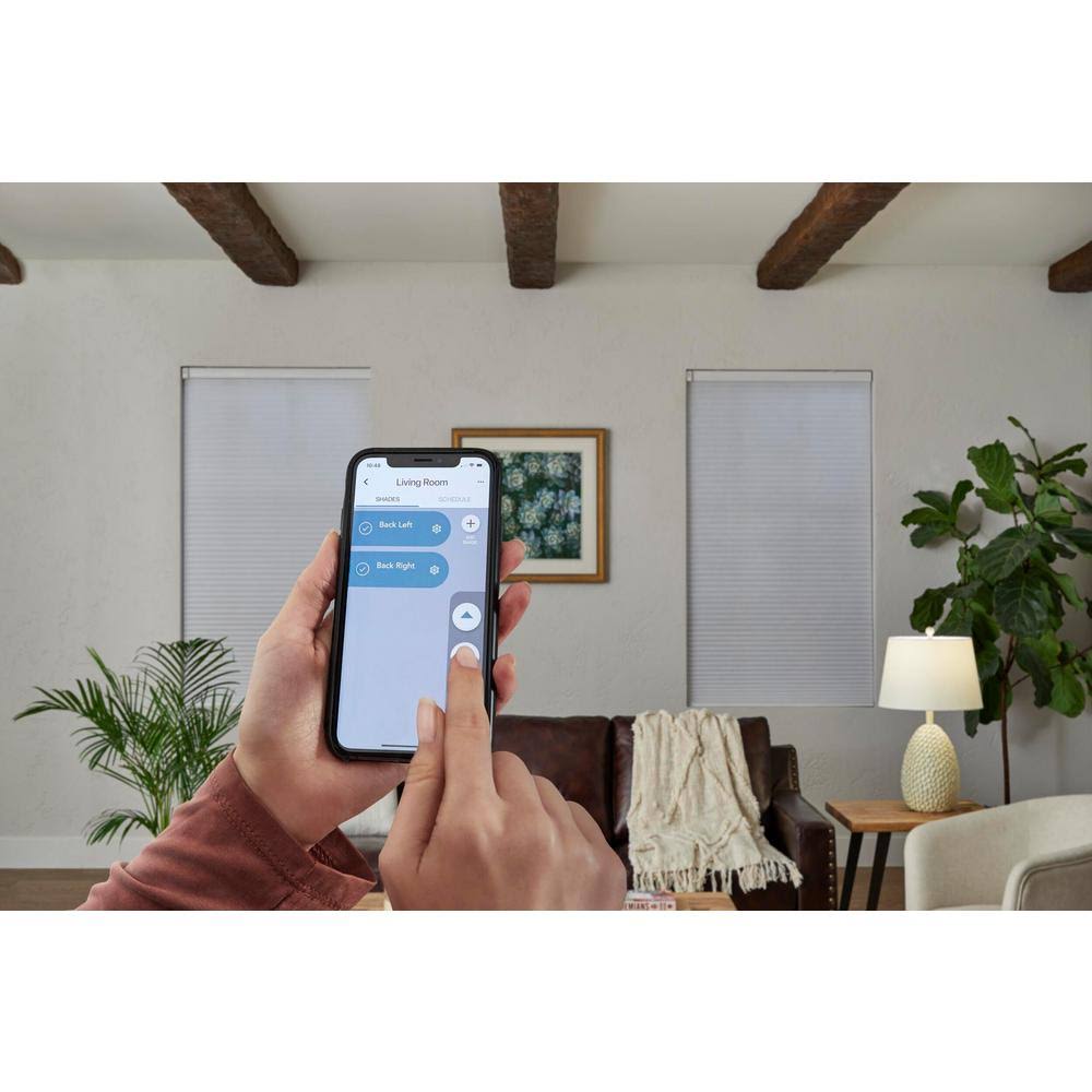 White Cordless Blackout Cellular Shade 38.25 in. W x 48 in. L Y4129