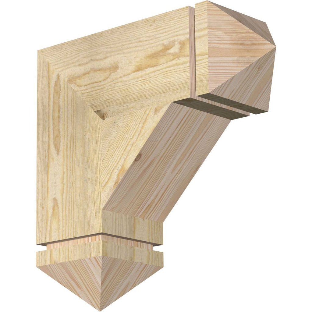 Traditional Rough Sawn Douglas Fir Bracket V4737