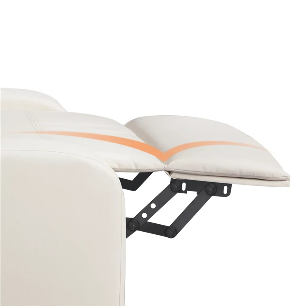 2pcs Beige Recliner Chair with Pocket Spring B6549