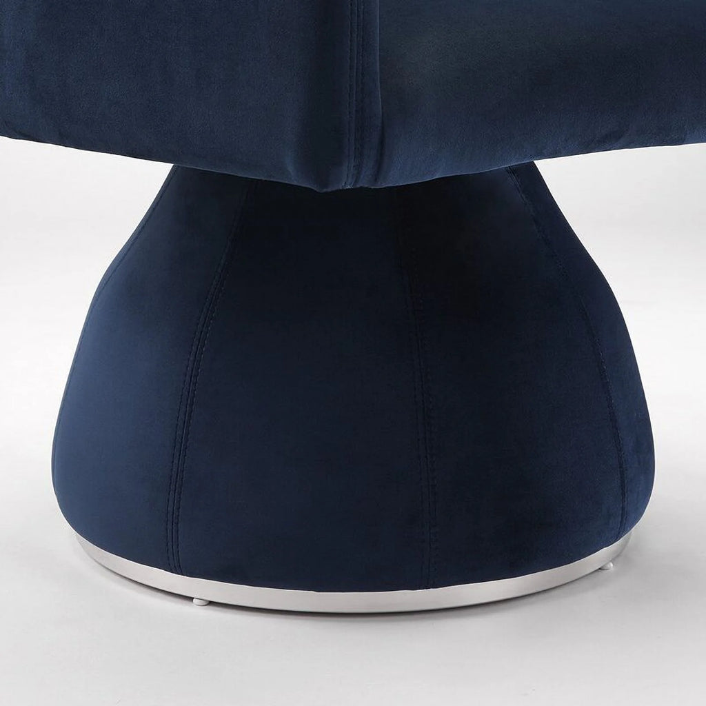 Blue Velvet Accent Chair G14704