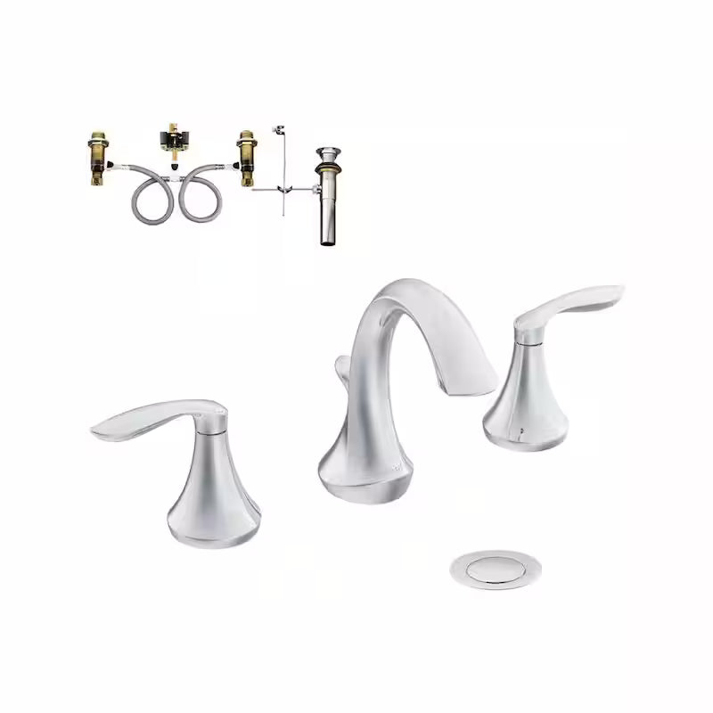 2-Handle Bathroom Faucet Trim Kit in Chrome T21573
