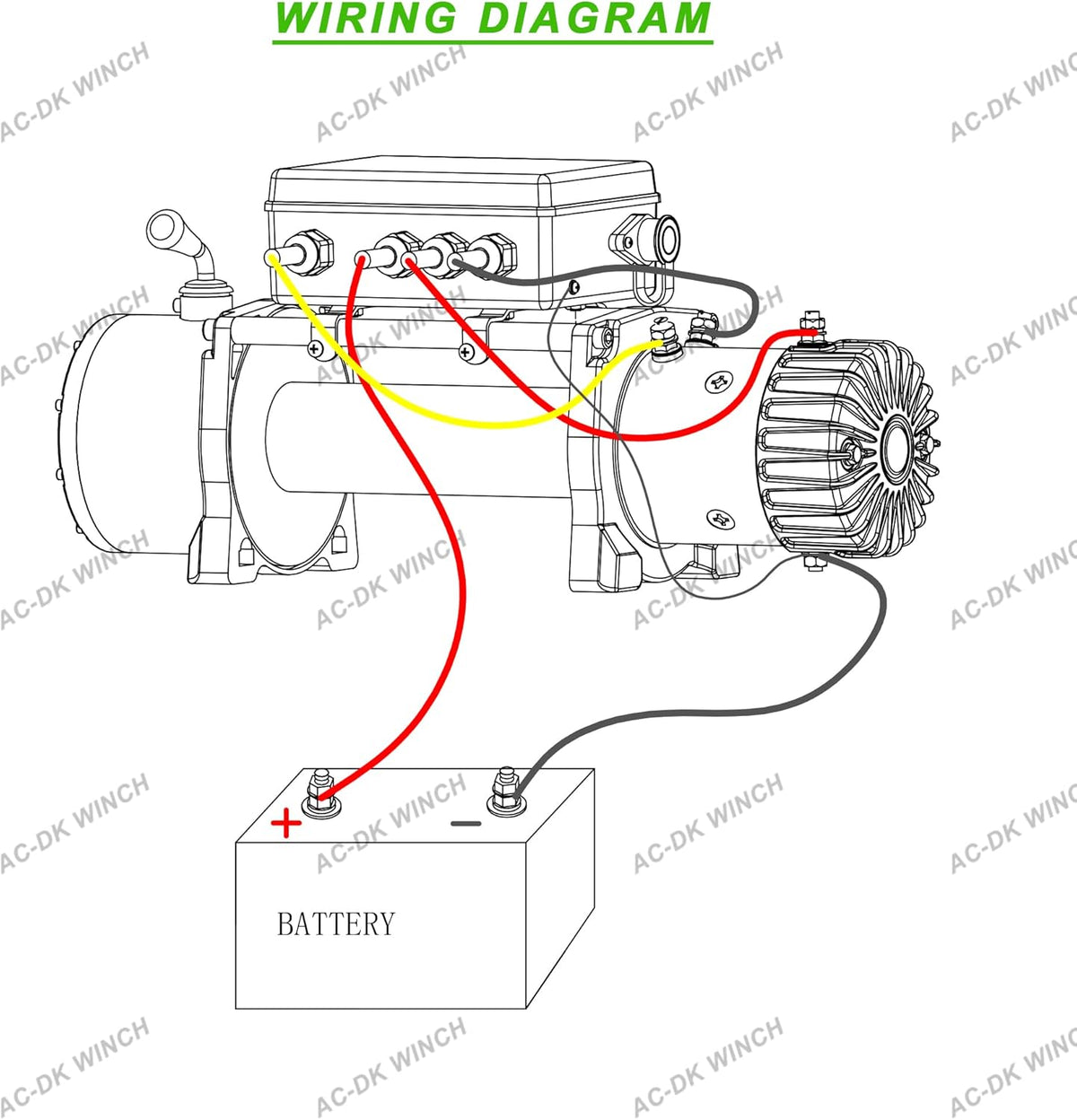13000 lb 12V Electric Winch Kit with 85ft Synthetic Rope V860