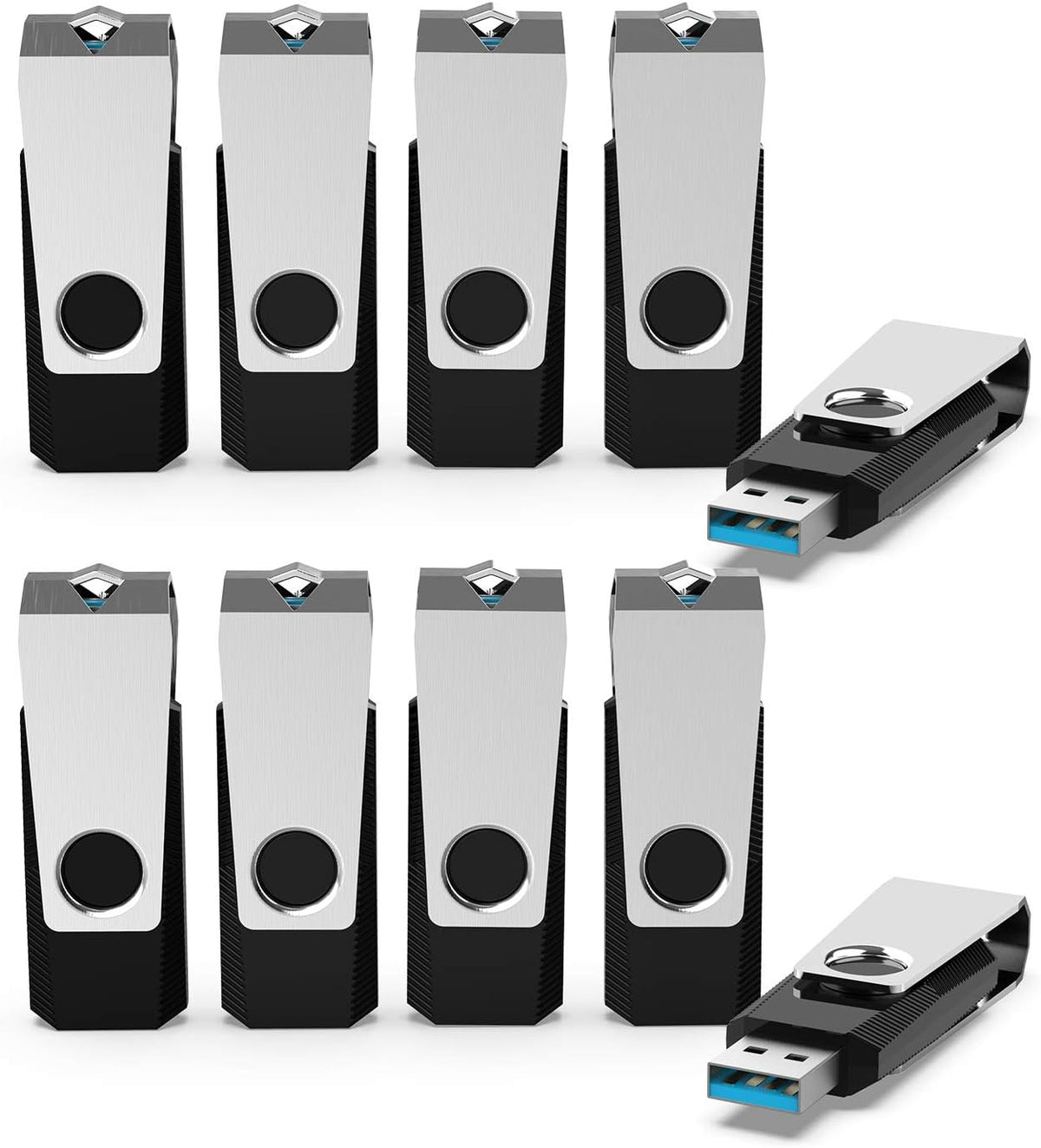 USB 3.0 Flash Drive 32GB Black Pack of 2 R21238