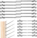 12Set Cable Railing Kit 1/8 T316 Stainless Steel Angle 180° Adjustable P9033
