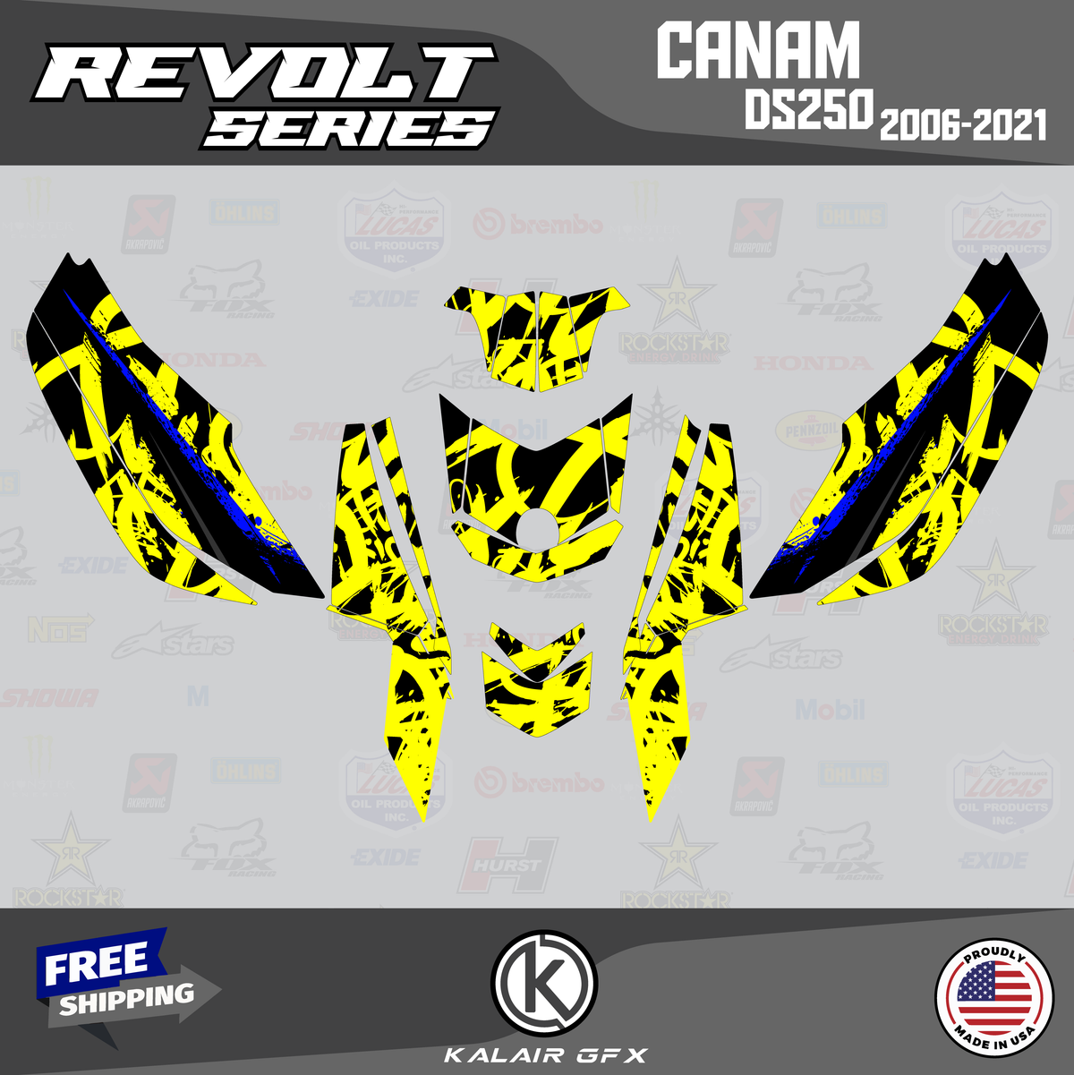 GFX Graphics Kit for Canam DS250 (2006-2021) Q53538