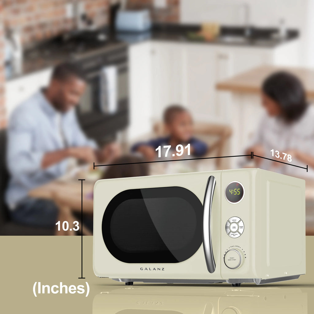 0.7 Cu. ft. 700 Watts Cream Countertop Microwave Oven G188