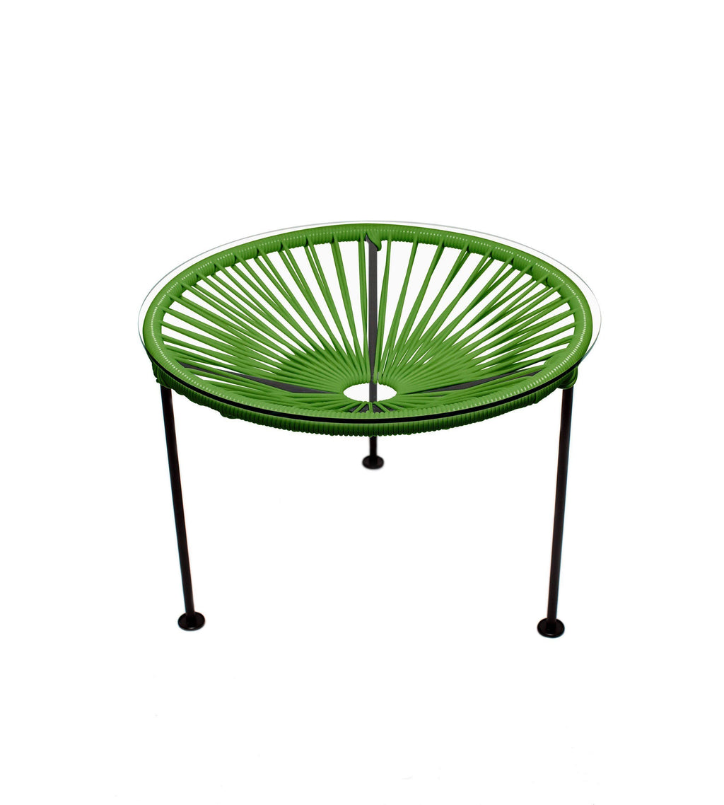 Black Frame Table Cactus Weave W509942