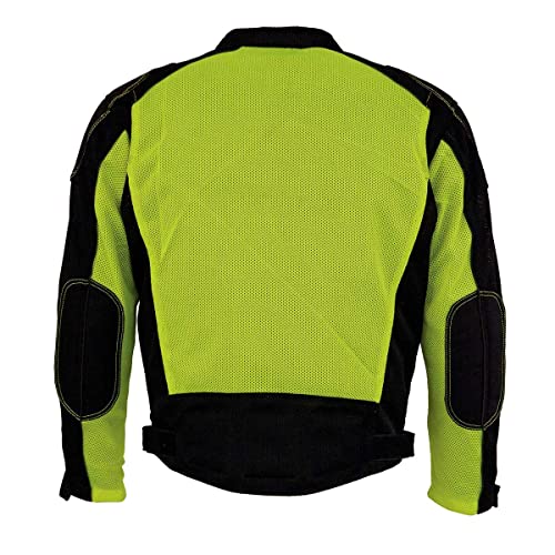 Black Armored Mesh Motorcycle Jacket Q20422