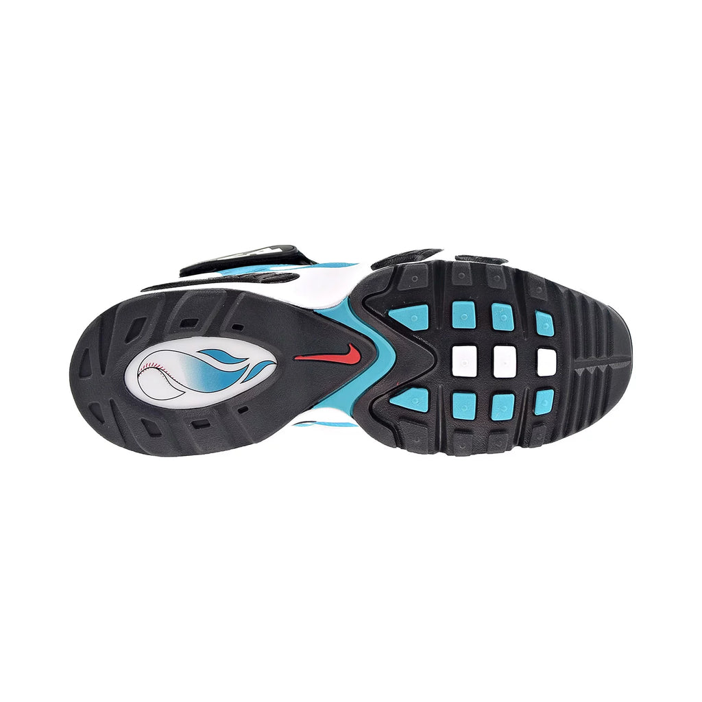Aqua Marine Black White Men's Shoes H9722