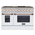 48 In. 6.7 cu ft. Propane Gas Range with White Door Z89390