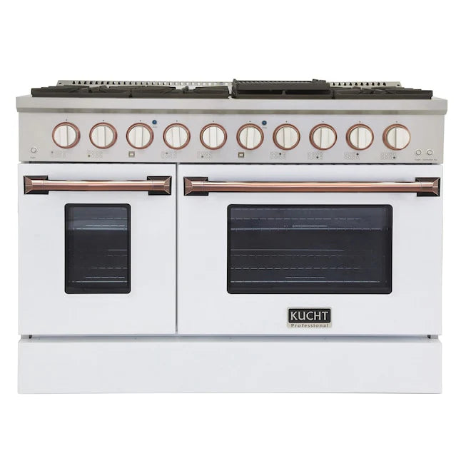 48 In. 6.7 cu ft. Propane Gas Range with White Door Z89390