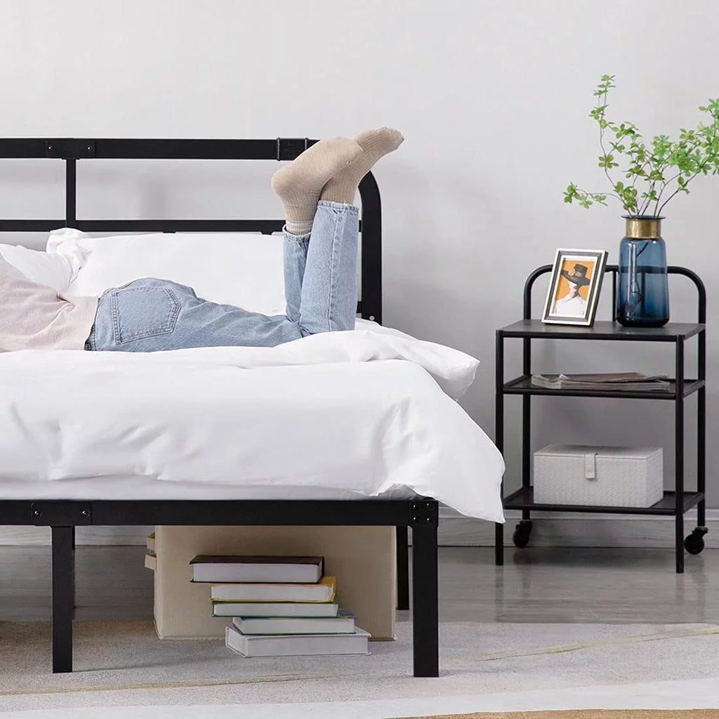 14 inch Queen Bed Frame with Headboard C963277
