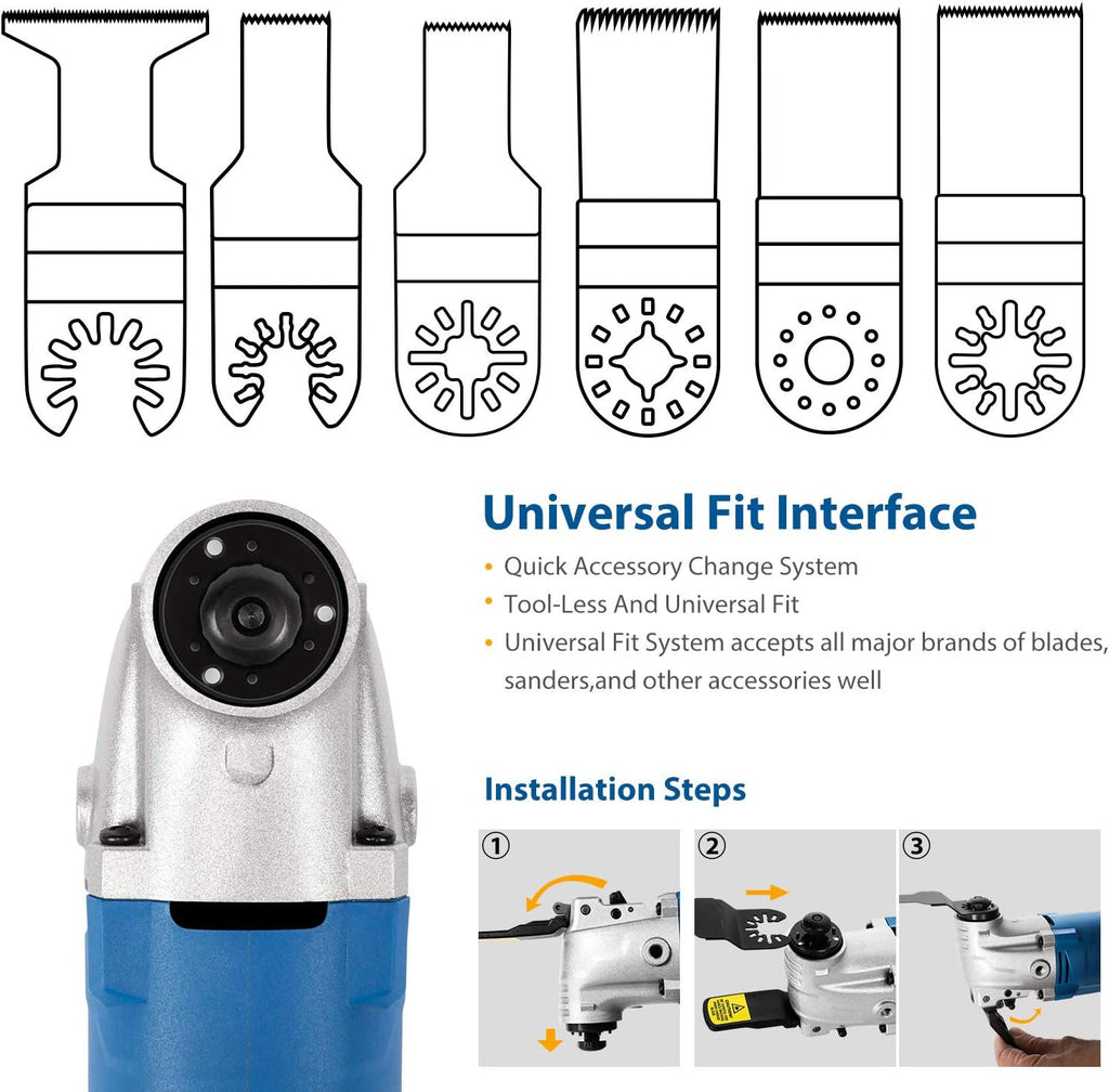Oscillating Multi Tool with 35 Pc Accessories, Pack of 2 R81186