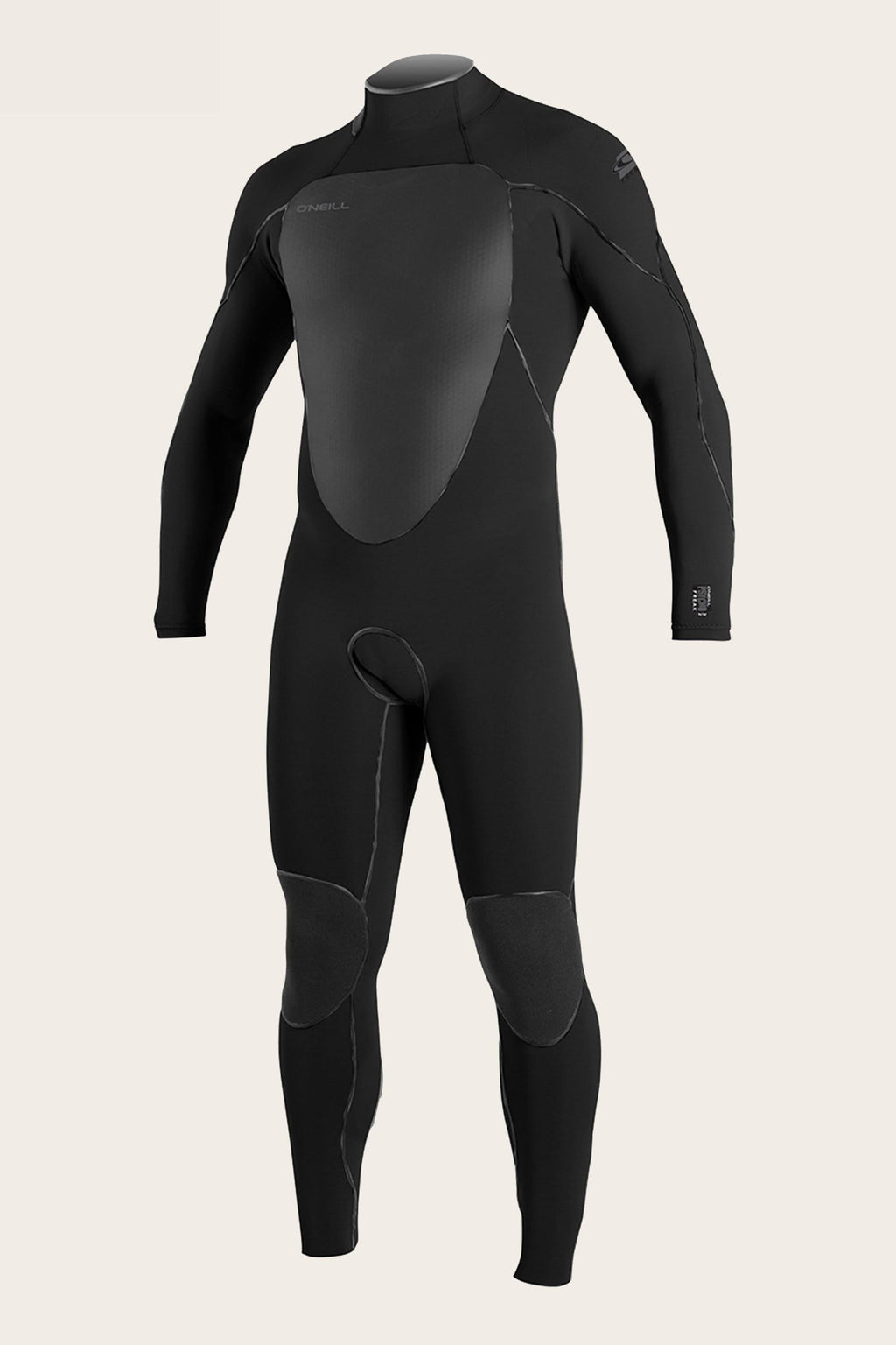 Black 4/3 Back Zip Wetsuit D9174