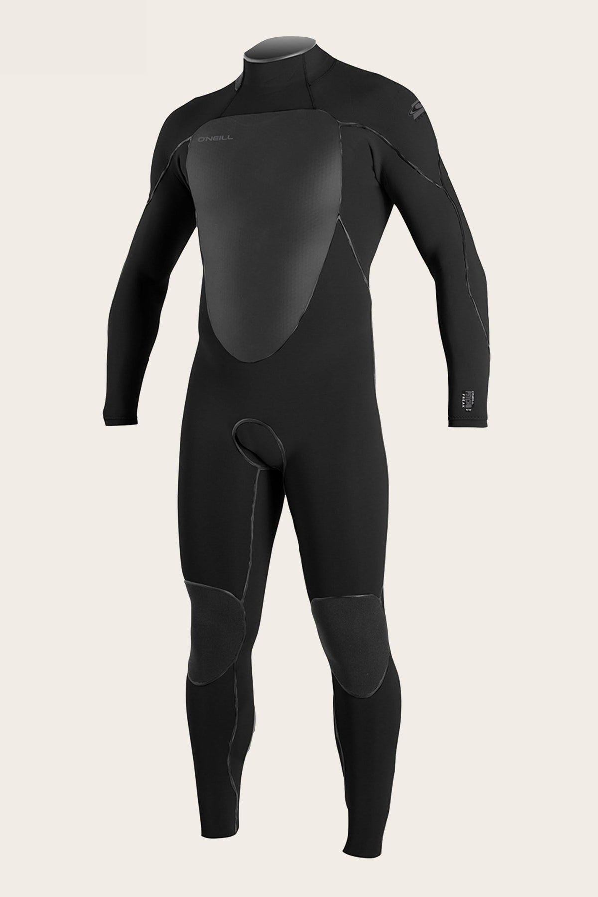 Black 4/3 Back Zip Wetsuit D9174