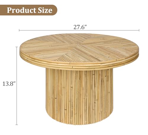 Round Rattan Coffee Table D261204
