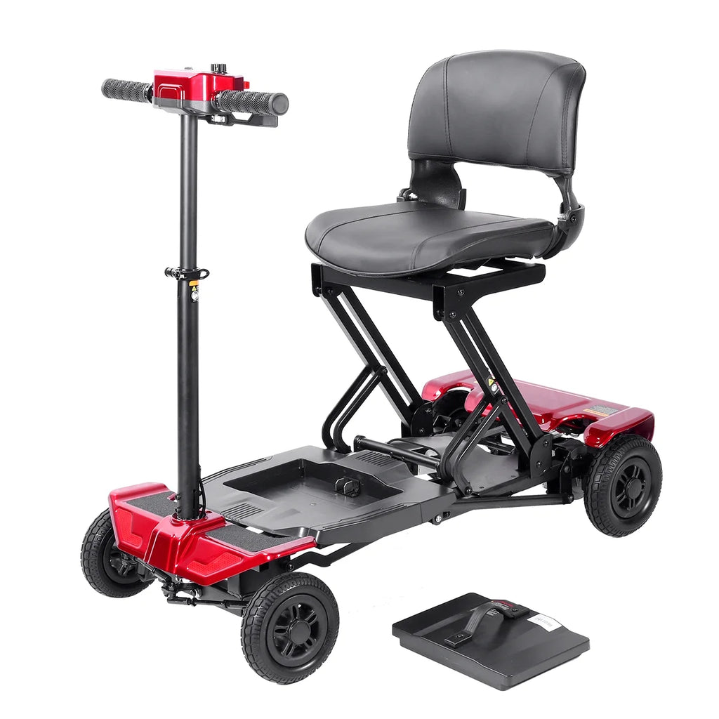 Auto Foldable Powered Mobility Scooter with Removable Lithium ion Battery O725