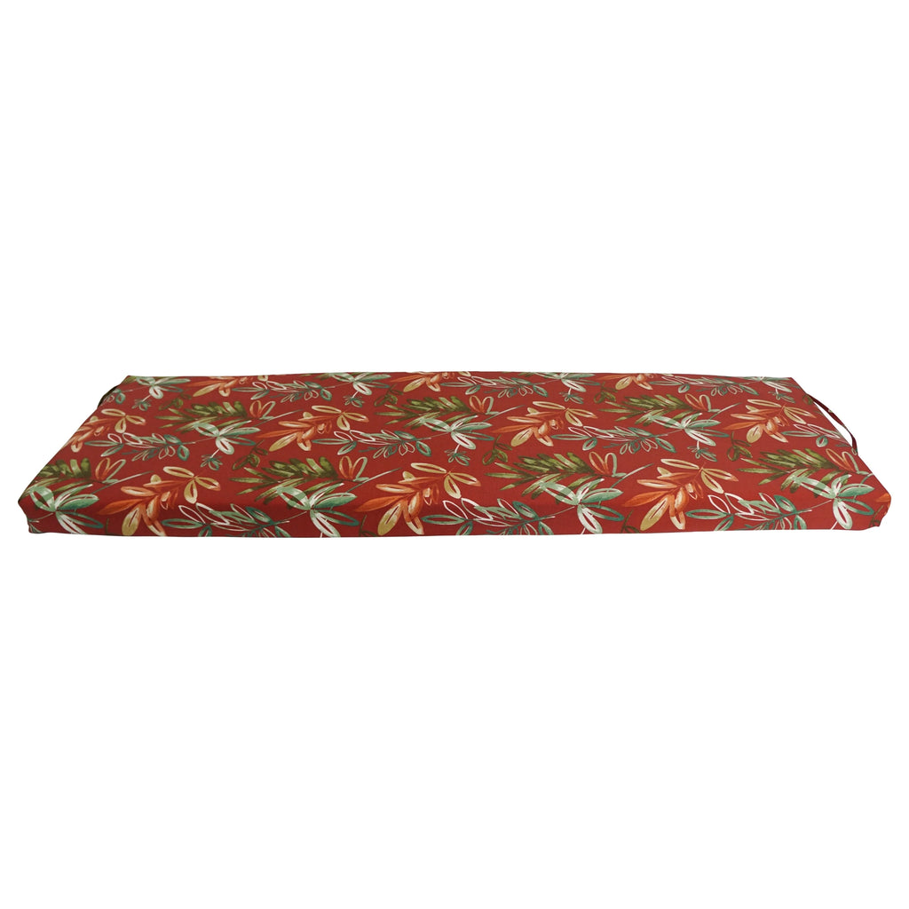 Patterned Outdoor Spun Polyester Bench Cushion U7250