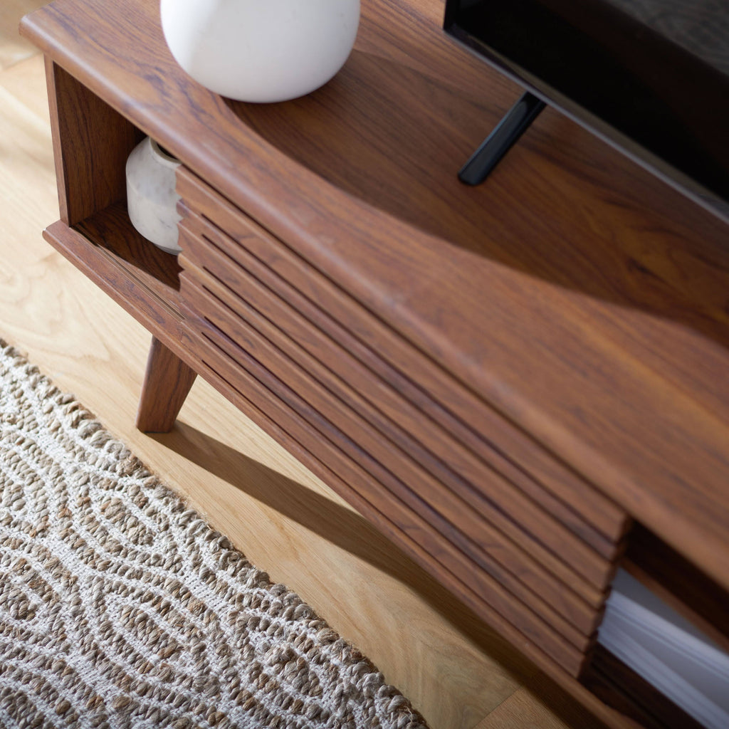 Walnut 2-Shelf Media Stand J752078