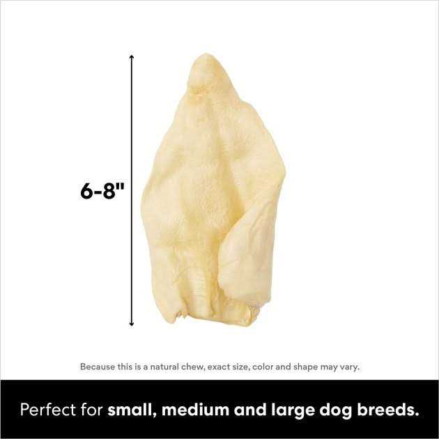 Water Buffalo Ear Chews Dog Treats W712