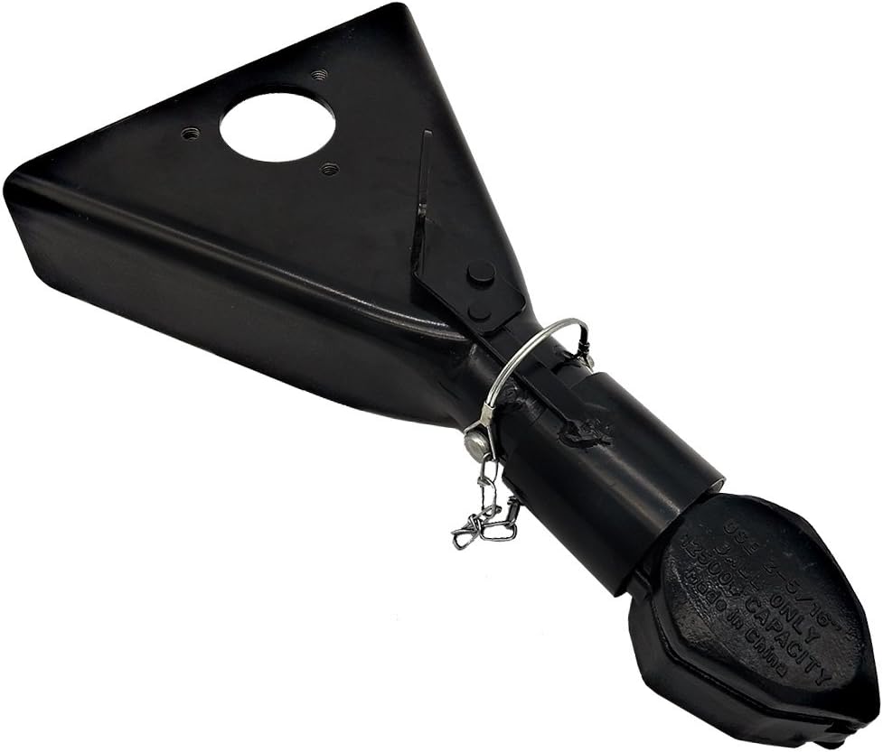Black A-Frame Trailer Coupler, 2-5/16 Ball Size, 12500Lbs, Pack of 2 Z784253