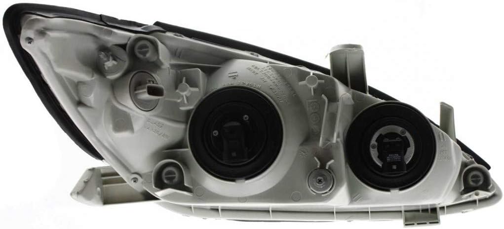 Passenger Side Halogen Headlight Assembly for Toyota Camry 2002 2003 2004 V66274