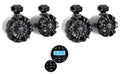 6.5" 600w Marine Wakeboard Swivel Speakers with Receiver D602