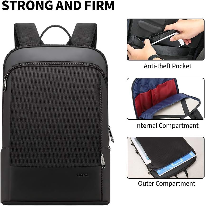 17 inch Anti Theft Waterproof Laptop Backpack V4388