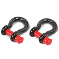 2 Pcs 1/2" D Ring Shackle 12 Ton with 5/8" Pin T445