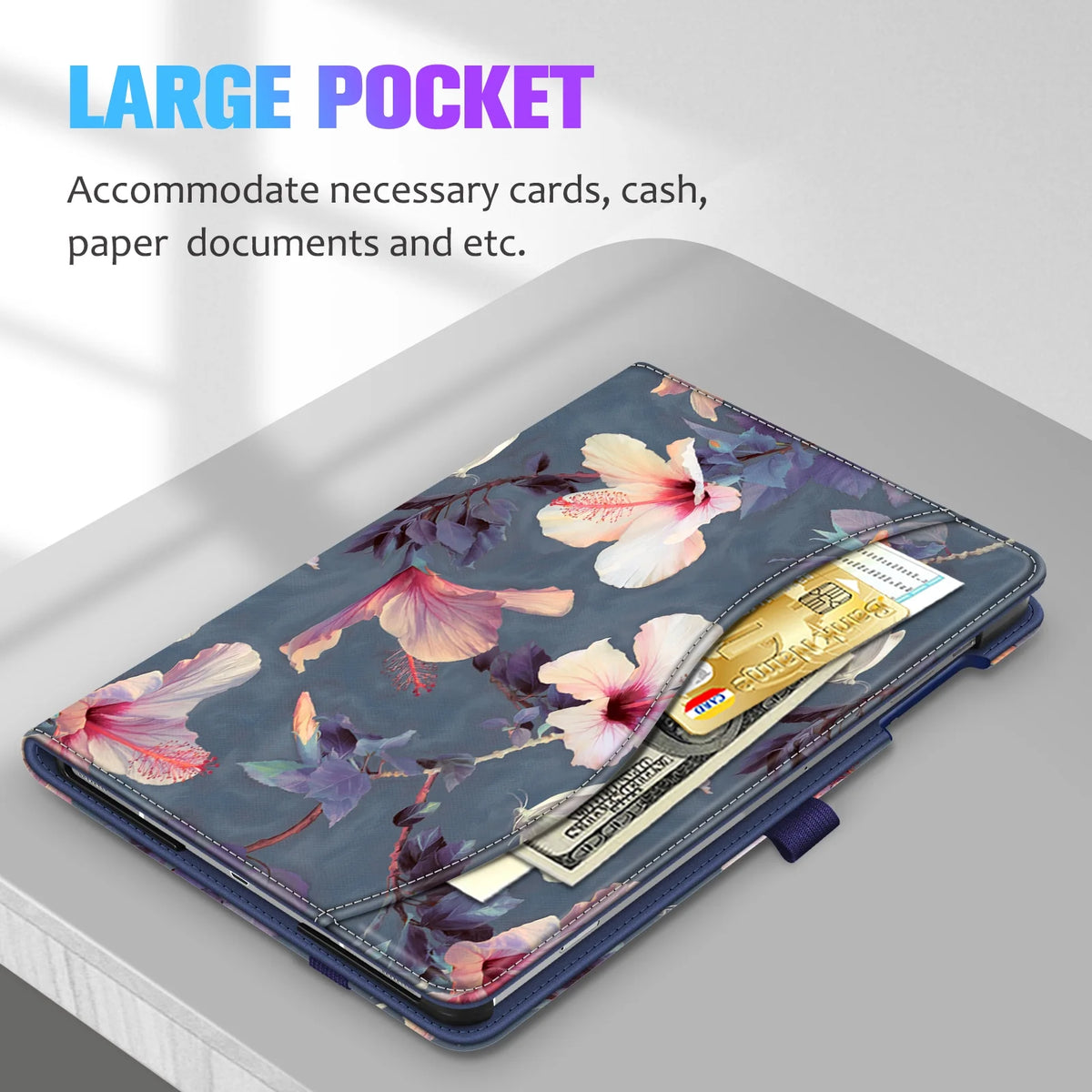 Blooming Hibiscus Protective Cover for Samsung Galaxy Tab S8 Plus F574554