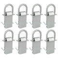 8 Pcs Removable Trailer Stake Pocket Tie Down D Ring Zinc Coated 5400 Lbs Load Limit Q928727