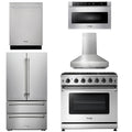 36 Propane Gas Range, Range Hood, Microwave, Refrigerator, Dishwasher W4597