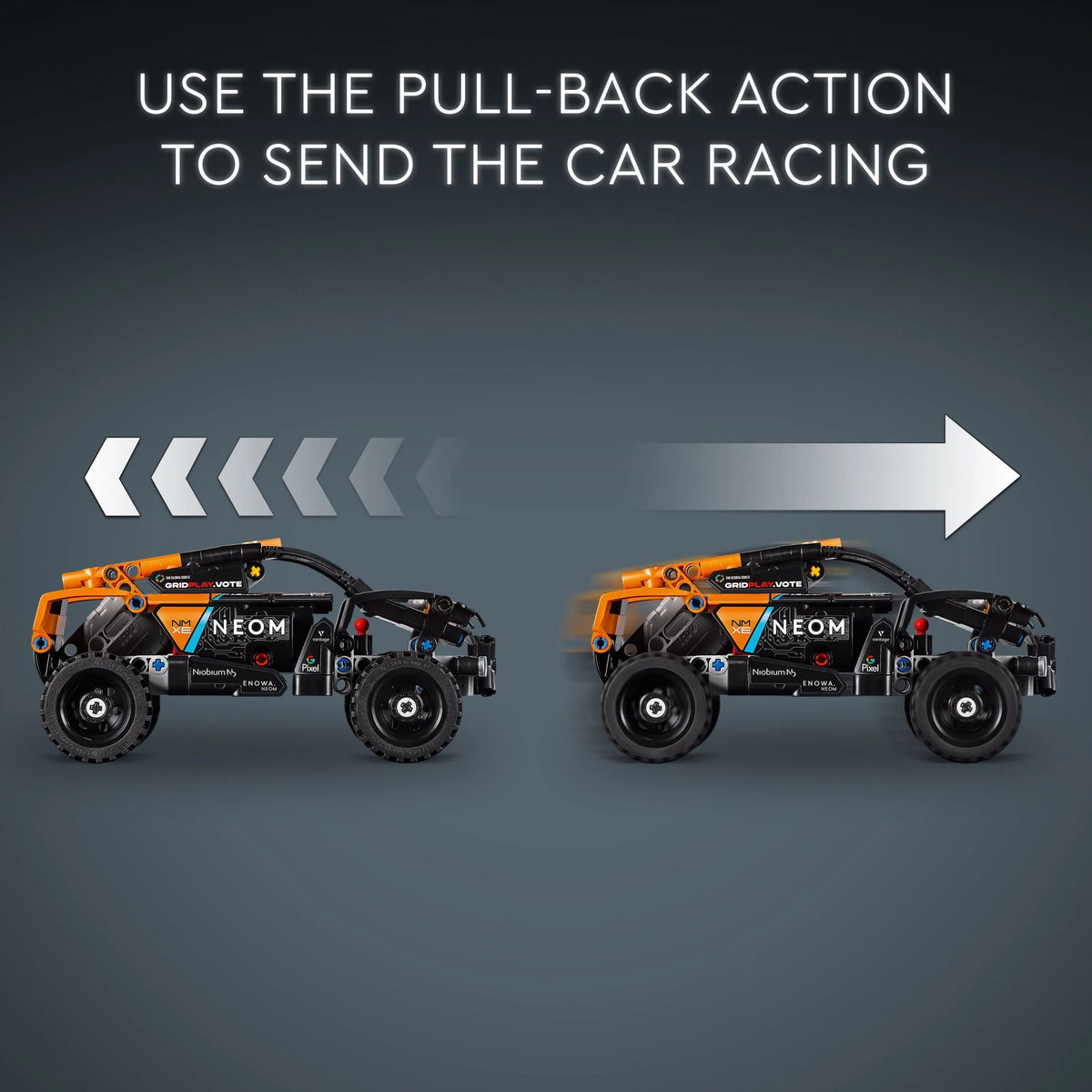 Pull Back Off-Road Race Car Toy L665460