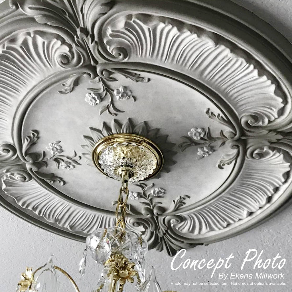23 1/2x22OD x 3 1/2x22ID x 2 1/8x22P Ceiling Medallion J45772