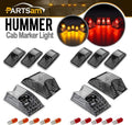 Smoked Housing Cab Roof Lights with T10 Halogen Bulbs Z9308