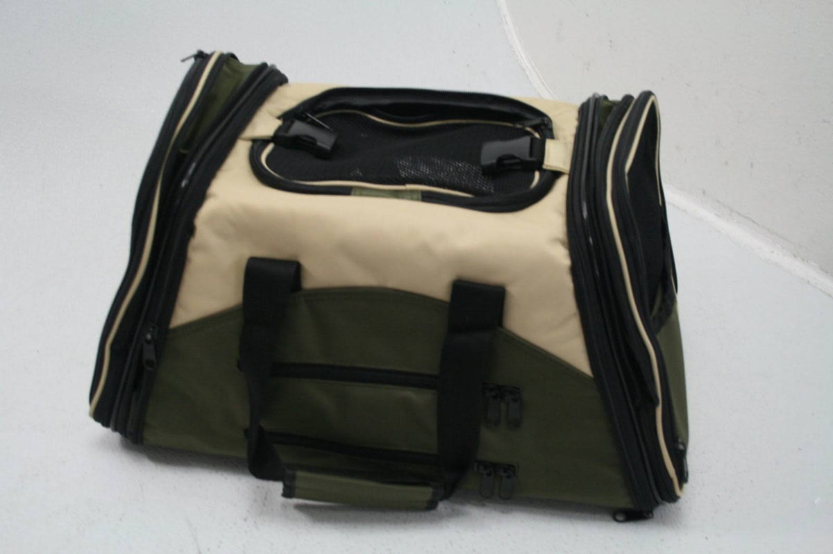 Expandable Pet Carrier, Olive W71903