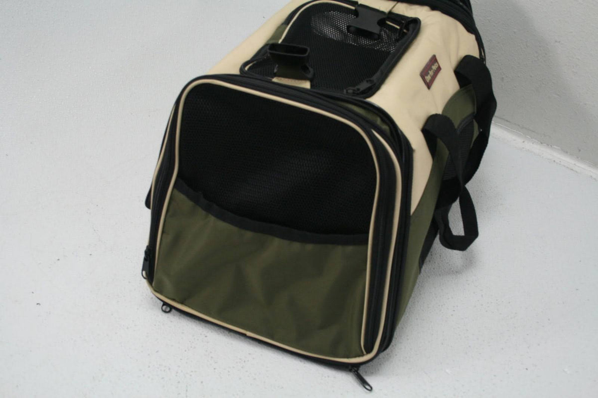 Expandable Pet Carrier, Olive W71903