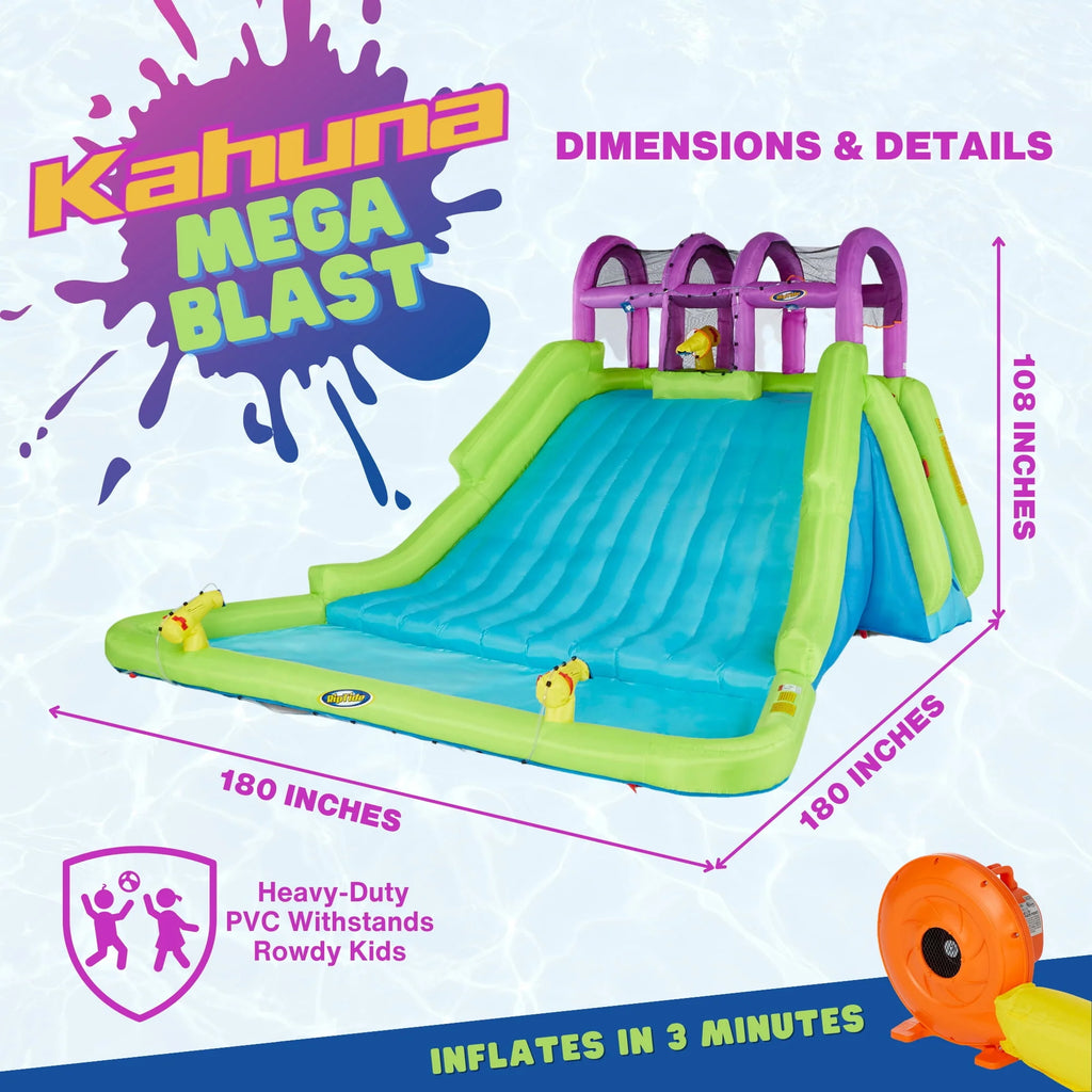 Inflatable Kids Pool and Slide Water Park J1541