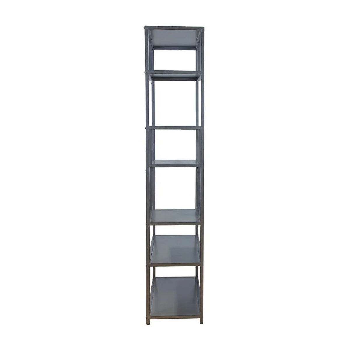 Industrial Metal 6-Shelf Bookcase B388