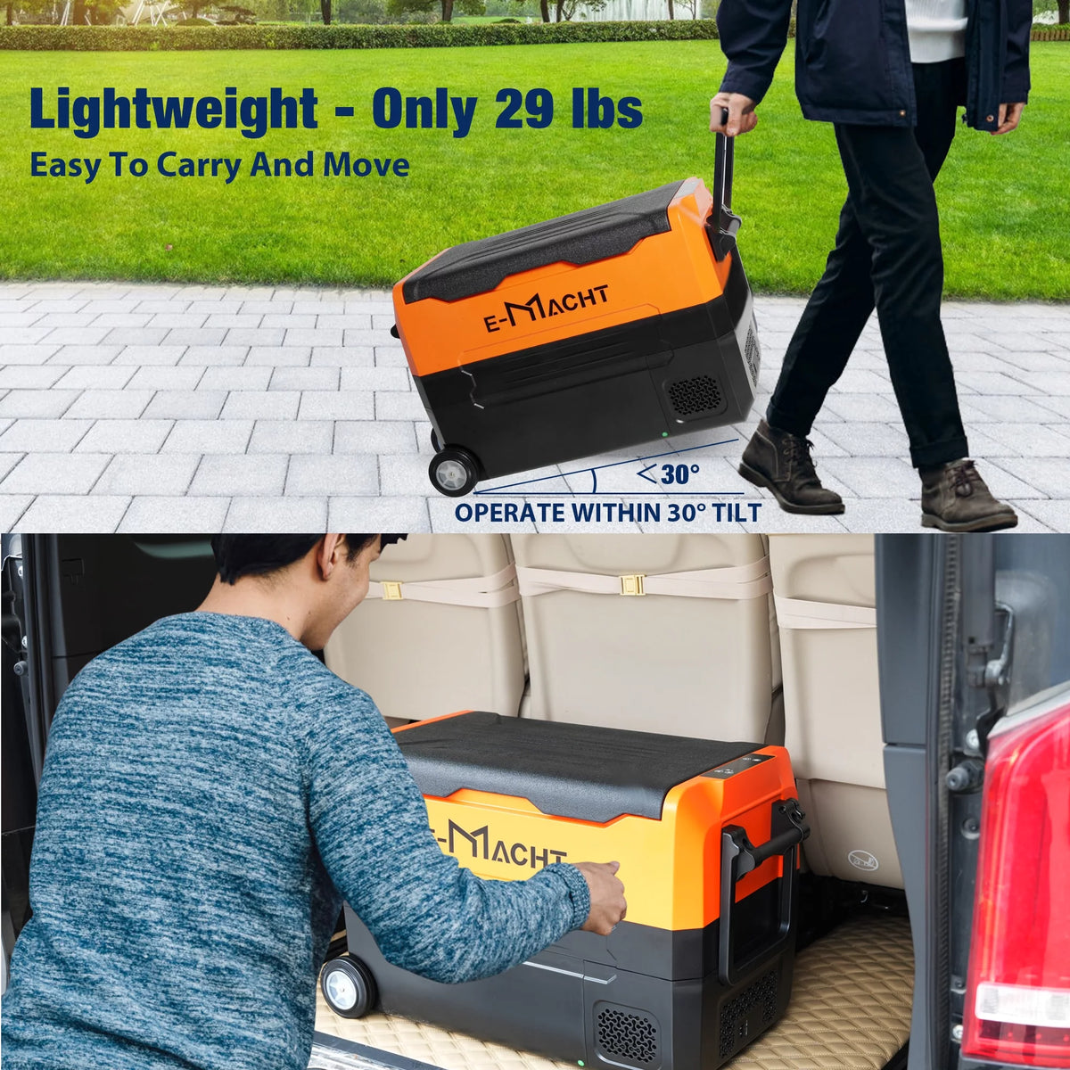 12 Volt 42 Quart Dual Zone Portable Car Refrigerator R601