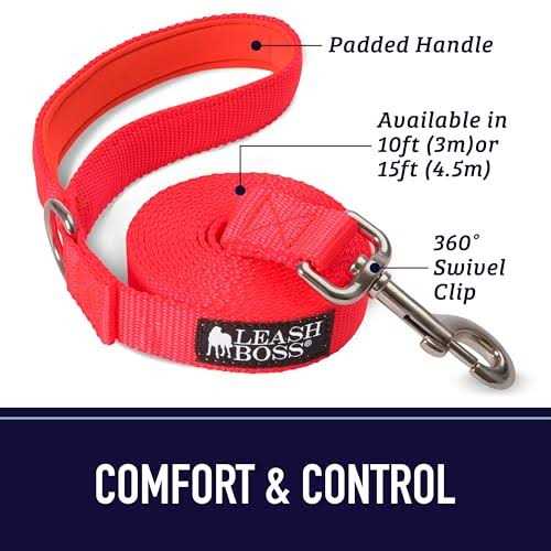 10 Foot Dog Leash with Padded Handle W247845
