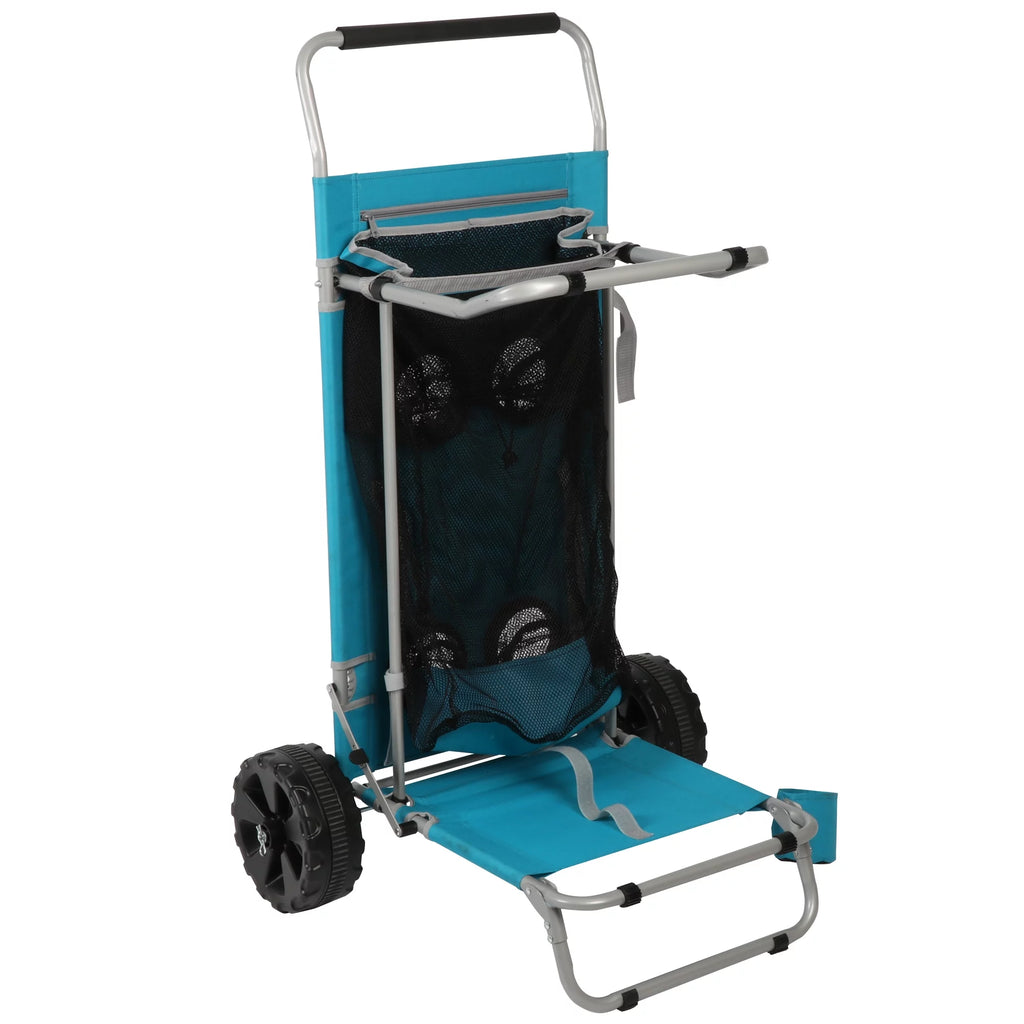 Blue Convertible Beach Cart B277