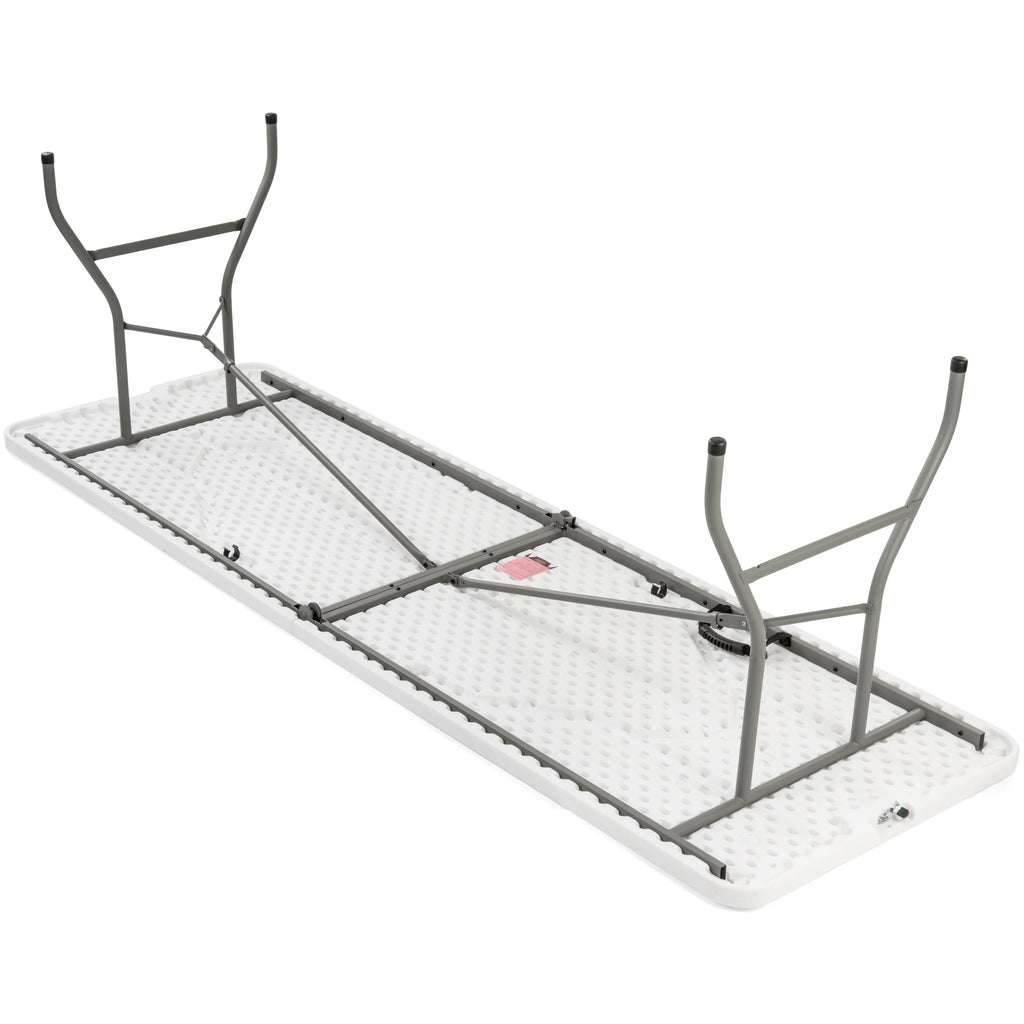 8'X30" Rhinolite Plastic Half Folding Banquet Table K481