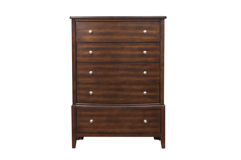 Dark Cherry 5 Drawer Chest I33627
